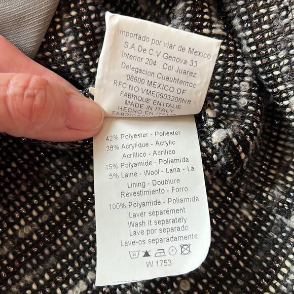 Authentic French LA FEE MARABOUTEE Wool Blend Vintage Dress - Size 38 - Picture 11 of 15